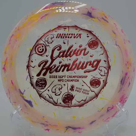 Party Time Destroyer booming forehand flex drive at Maple Hill Disc Golf Course, Leicester MA