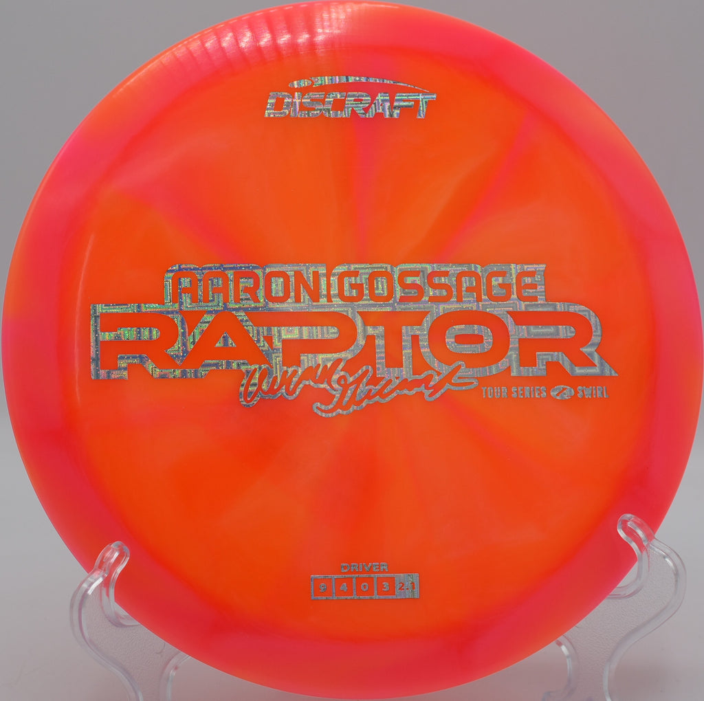 Z Swirl Raptor thrown forehand through wind, fading reliably at Eagles Crossing.

