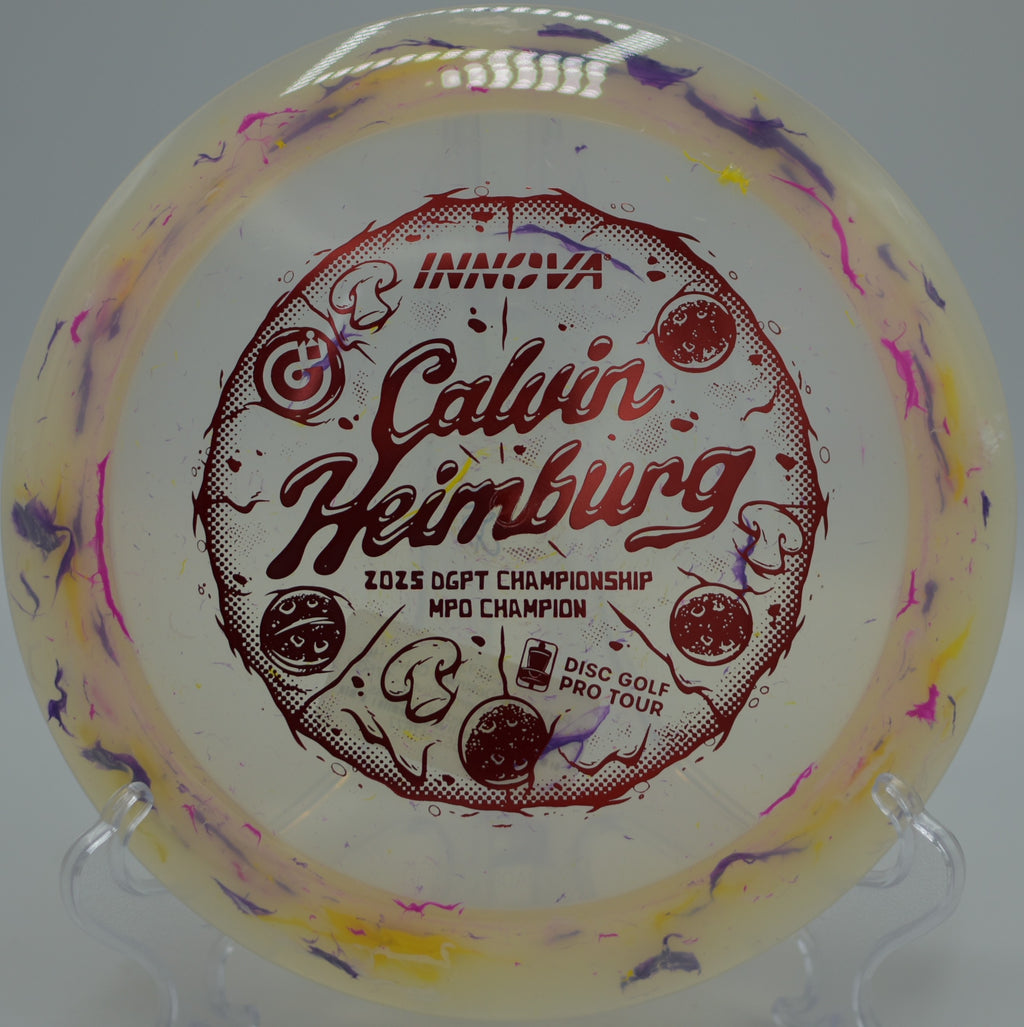 Innova Party Time Destroyer reliable fade hyzer line landing circle one at Winthrop Gold, Rock Hill SC