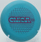 Innova Big Bead Aviar spinning cleanly through a wooded fairway on Hole 3 at Rollin Ridge Disc Golf Course, Reedsville, Wisconsin.