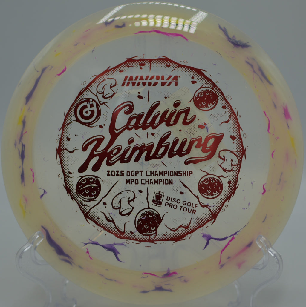 Party Time Destroyer overstable distance driver gliding past trees at Moraine State Park, Portersville PA