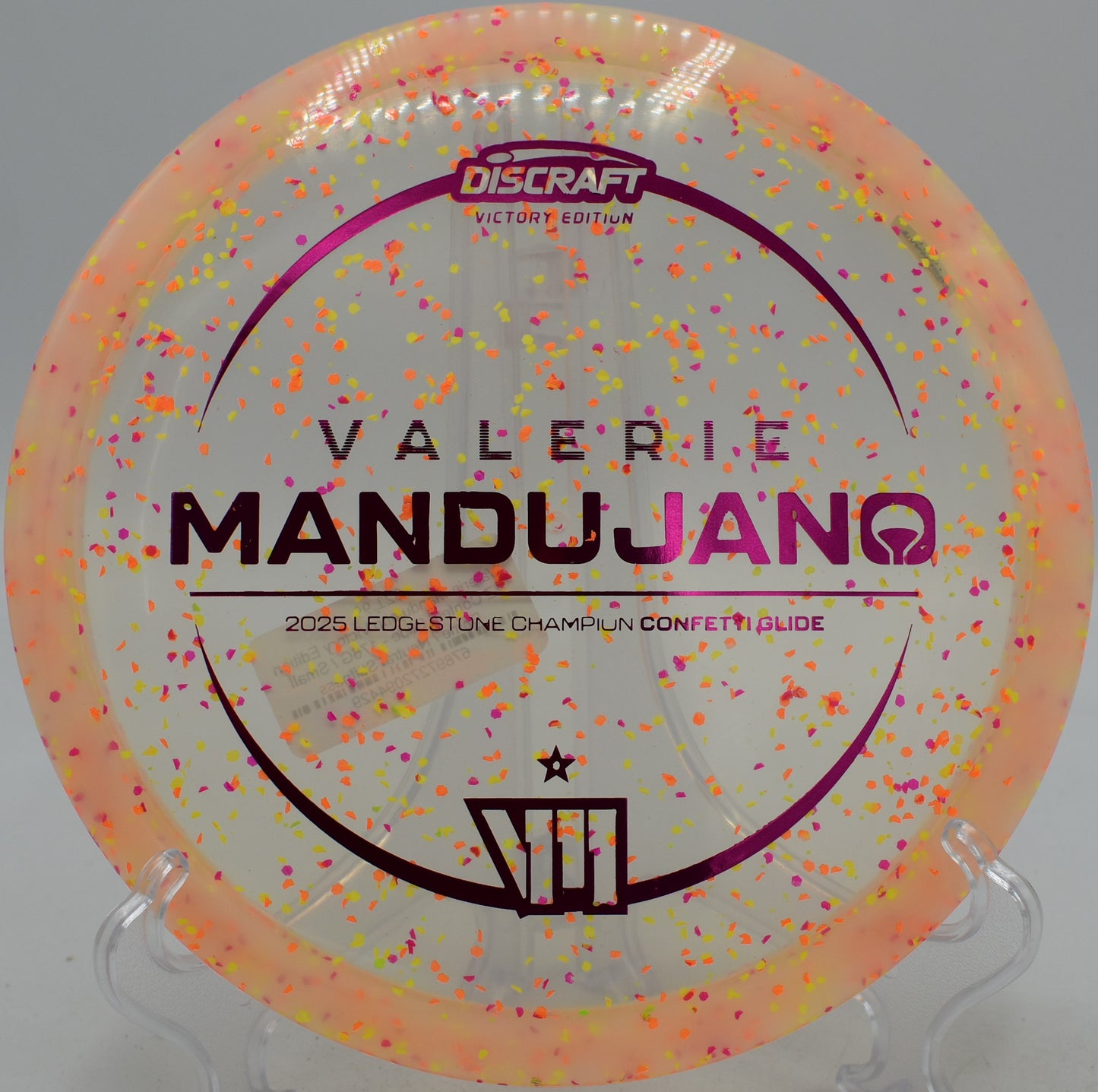 Glide Z Confetti plastic spiking late fade at Moraine State Park Disc Golf Course in Portersville, Pennsylvania