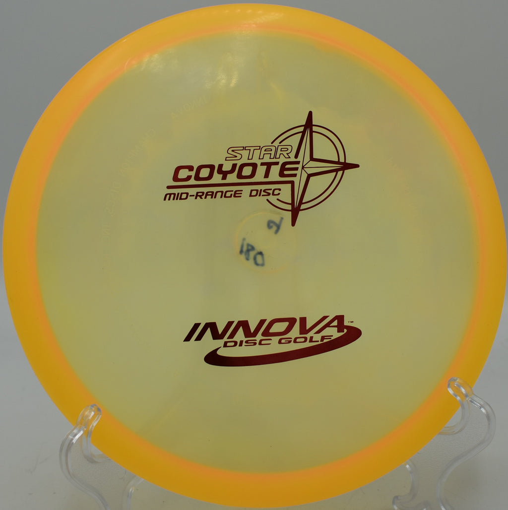 Coyote midrange carving tight tunnels at DeLaveaga Disc Golf Course in Santa Cruz, California.

