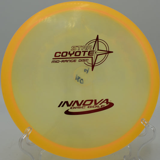 Coyote midrange carving tight tunnels at DeLaveaga Disc Golf Course in Santa Cruz, California.

