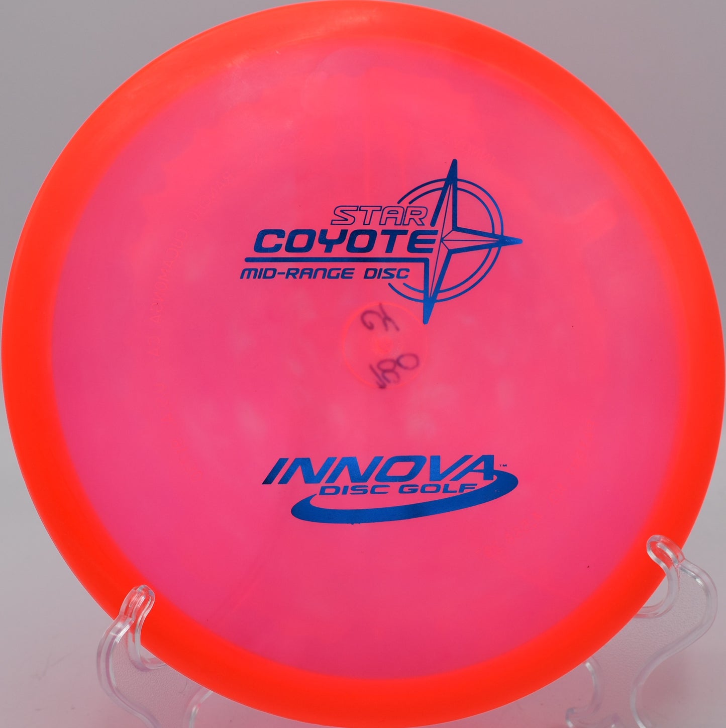 Coyote sailing clean through wooded fairways at North Boundary Disc Golf Course in Cranberry Township, Pennsylvania.

