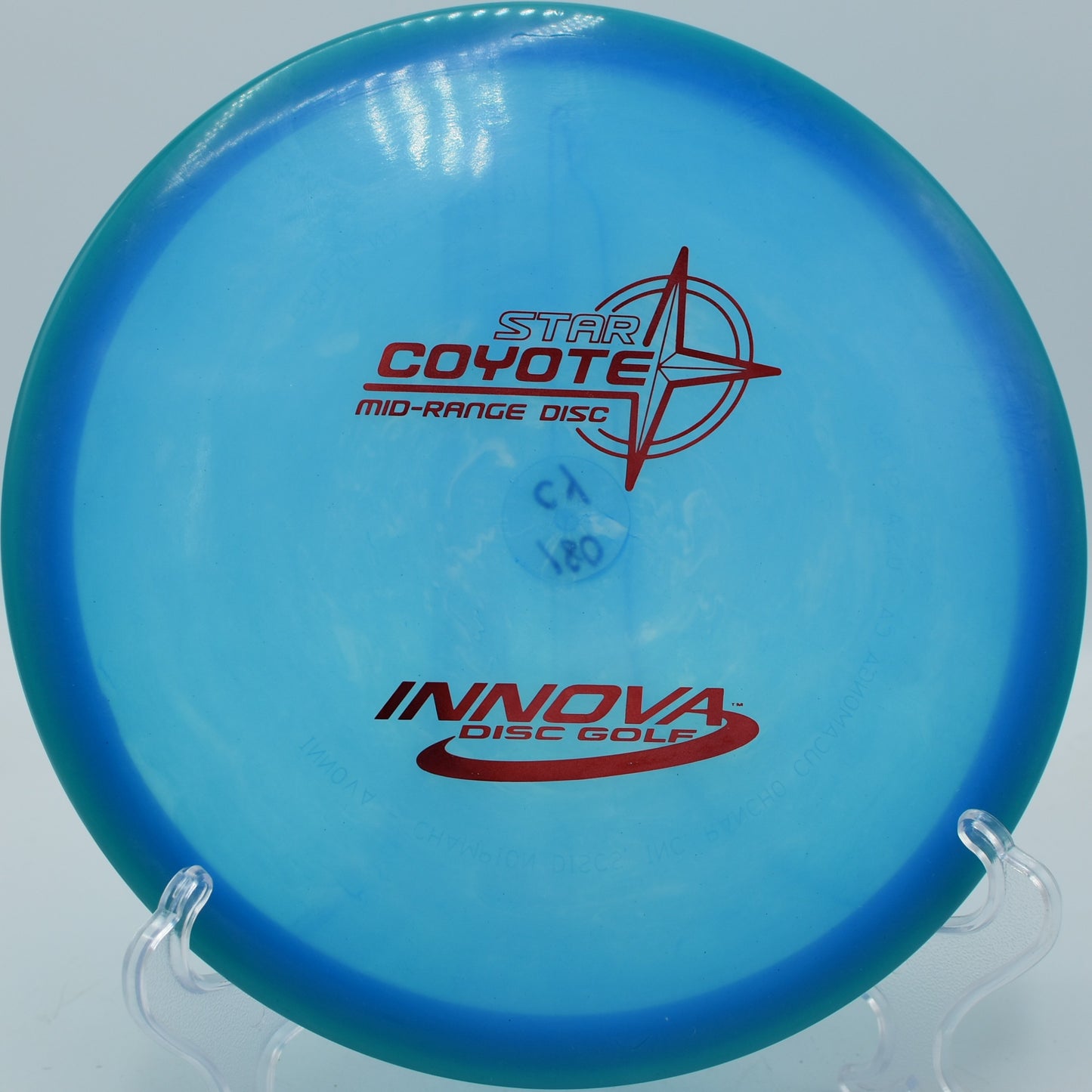 Innova Coyote flying stable midrange lines at Trophy Club Disc Golf Course in Trophy Club, Texas.


