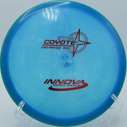 Innova Coyote flying stable midrange lines at Trophy Club Disc Golf Course in Trophy Club, Texas.

