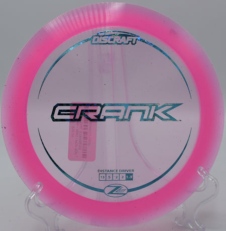 Discraft Crank Z Lite – Great for hyzer flips and long flex lines at Sabattus Disc Golf Complex in Maine.

