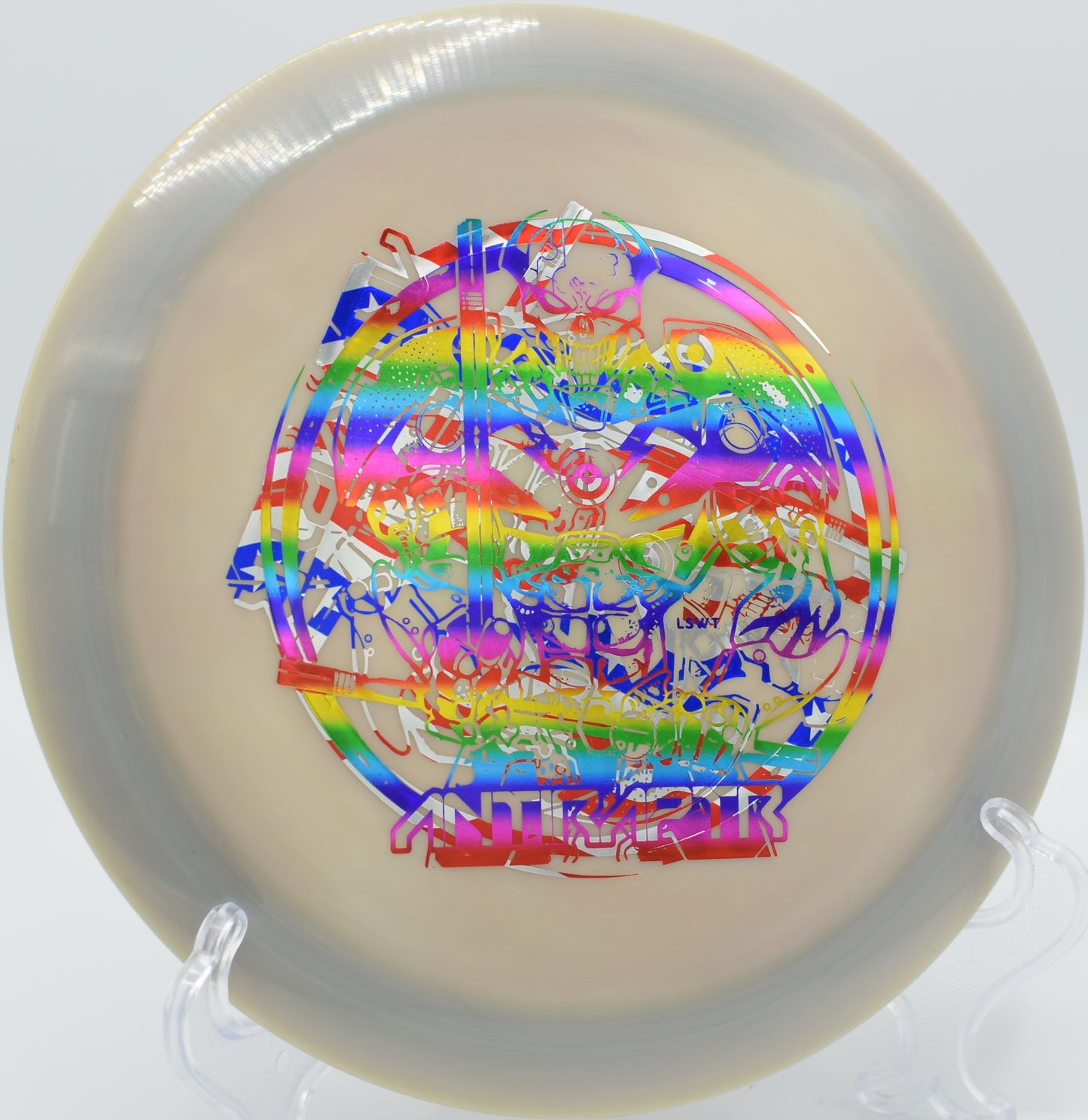 SWIRLY S-LINE CD3 (LES WHITE ANTIRAPTOR STAMP) (INNOVA MADE)