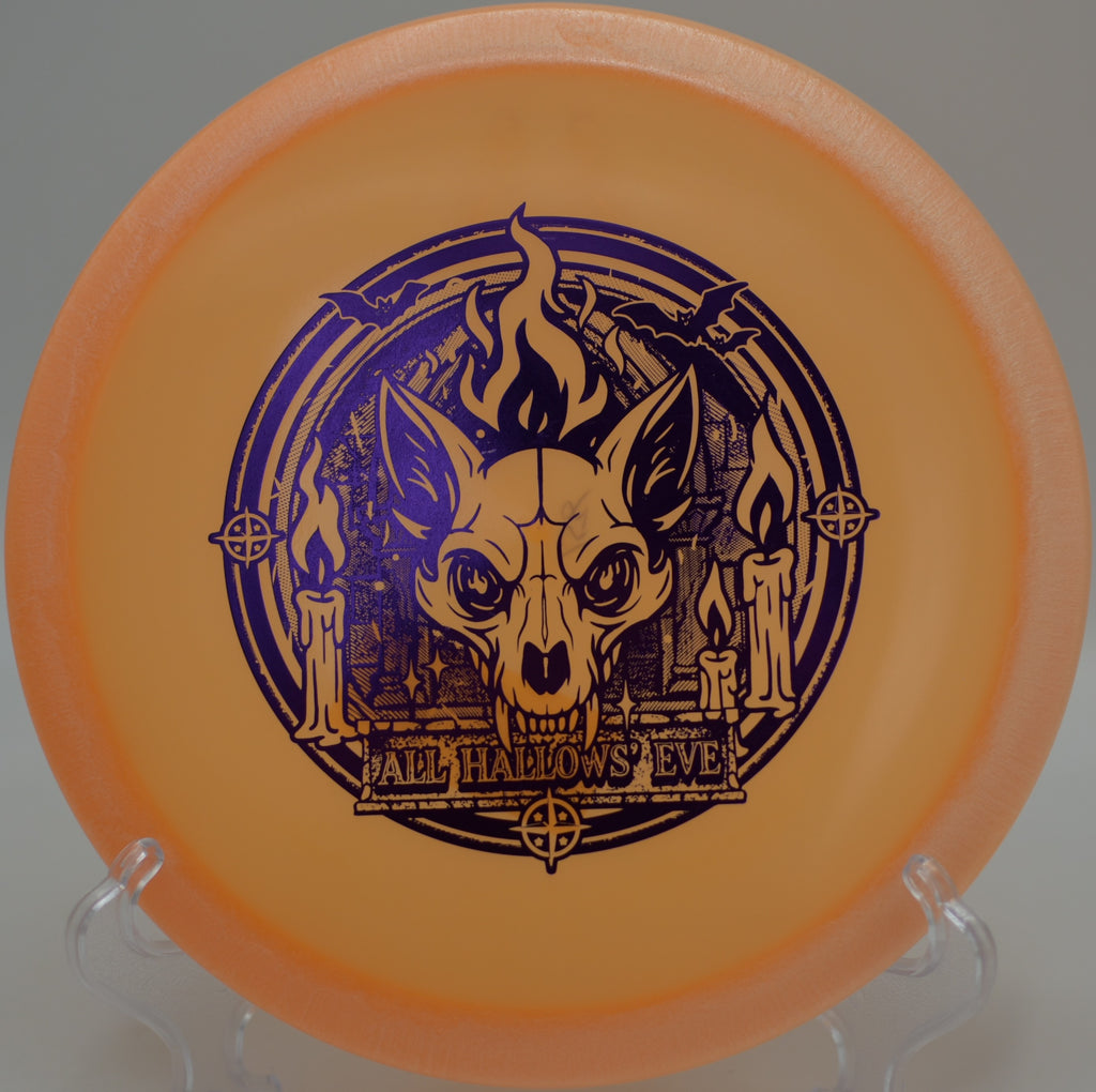 Glow Fox fairway driver shaping a long turnover at Idlewild Disc Golf Course, Burlington KY