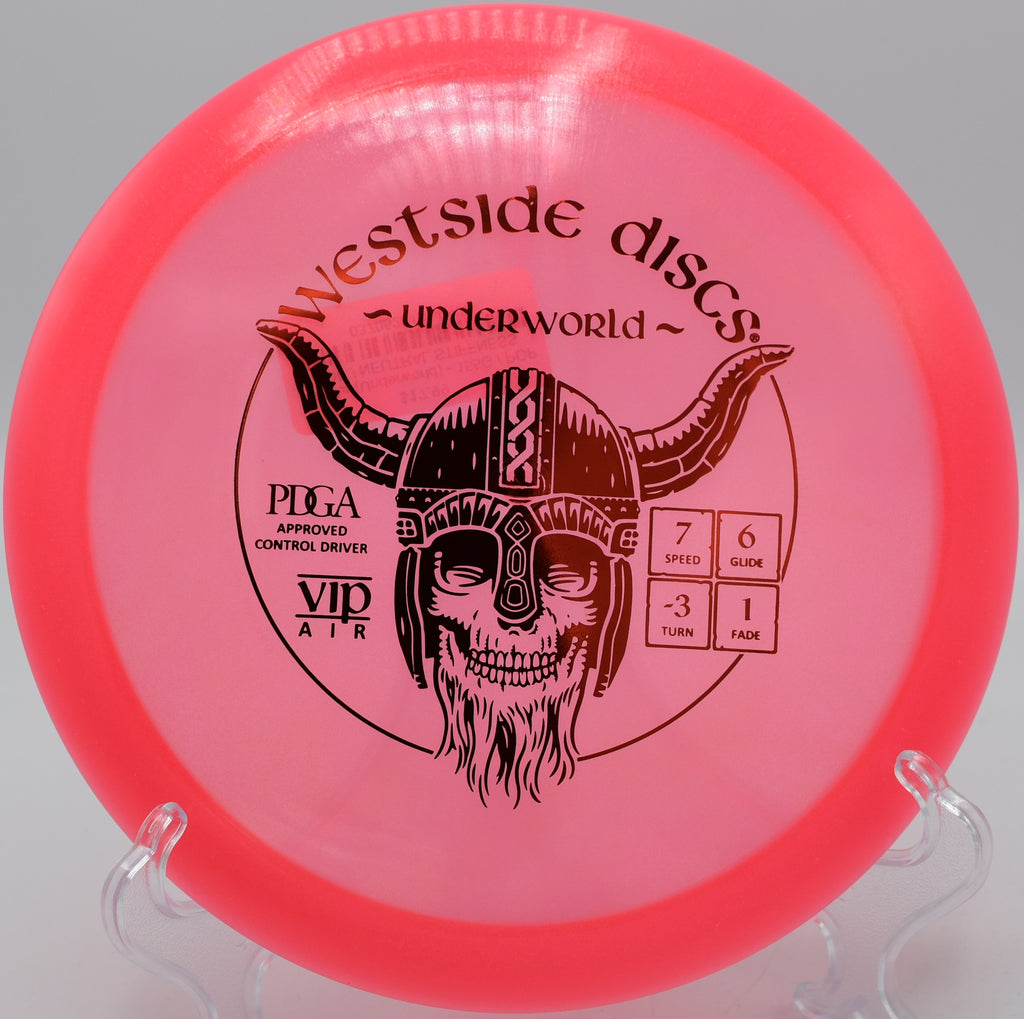 Threading the woods with a Westside VIP Air Underworld at Tyler State Park Disc Golf Course in Newtown, Pennsylvania.

