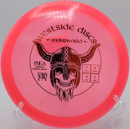 Threading the woods with a Westside VIP Air Underworld at Tyler State Park Disc Golf Course in Newtown, Pennsylvania.

