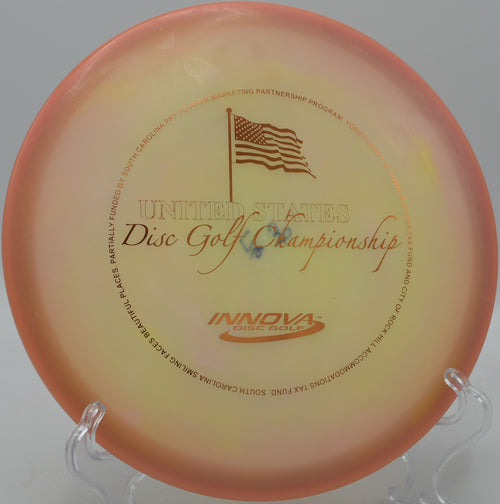 Standstill precision midranges with the Coyote at Brackett's Bluff Disc Golf Course in North Carolina.

