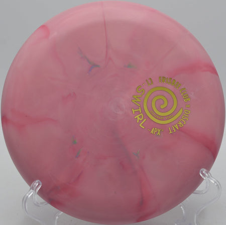 Discraft CT Swirl APX displayed at Toboggan DGC, Milford MI for smooth putting consistency