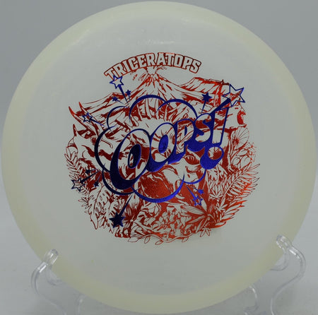 Dino Discs Eggshell Glow Stegosaurus (Misprint) youth disc available in Arizona shipped nationwide