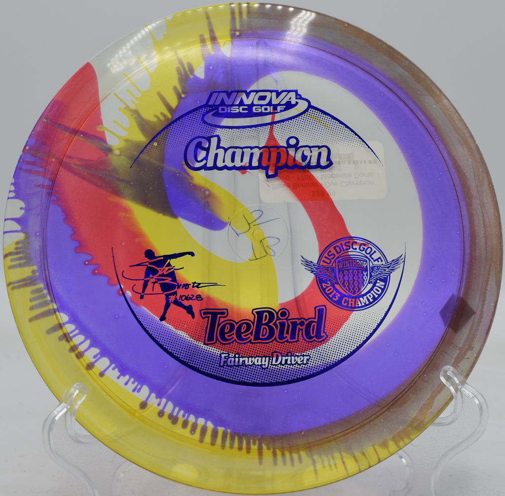 Star TeeBird thrown flat with soft fade at Shoaff Park in Fort Wayne, Indiana

