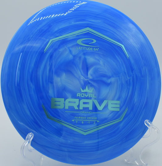 "At Cascade Meadows Disc Golf in Seattle, WA, Grand Swirl Brave soars with sneaky distance and dynamic understable flight."
