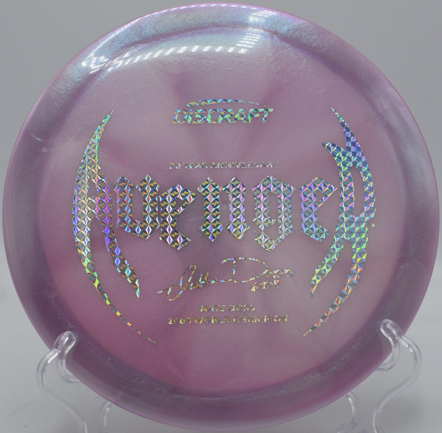 Discraft Z Colorshift Avenger controlled fade at Lake Marshall Lions in Montross, Virginia