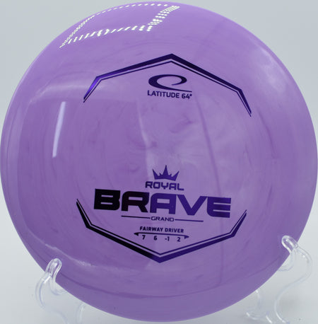 "At Urban Oasis Disc Golf in Philadelphia, PA, Grand Swirl Brave exhibits a balanced flight path with dynamic turnover for creative shot shaping."
