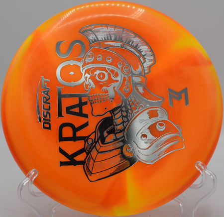 Z Swirl Kratos driving off tee at Water Works Park in Kansas City, Missouri

