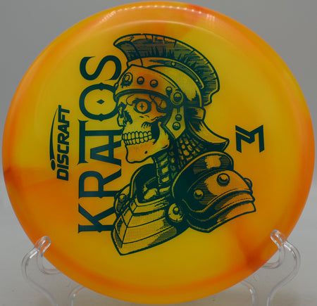Discraft Z Swirl Kratos aggressive spin putt at Smugglers' Notch in Jeffersonville, Vermont

