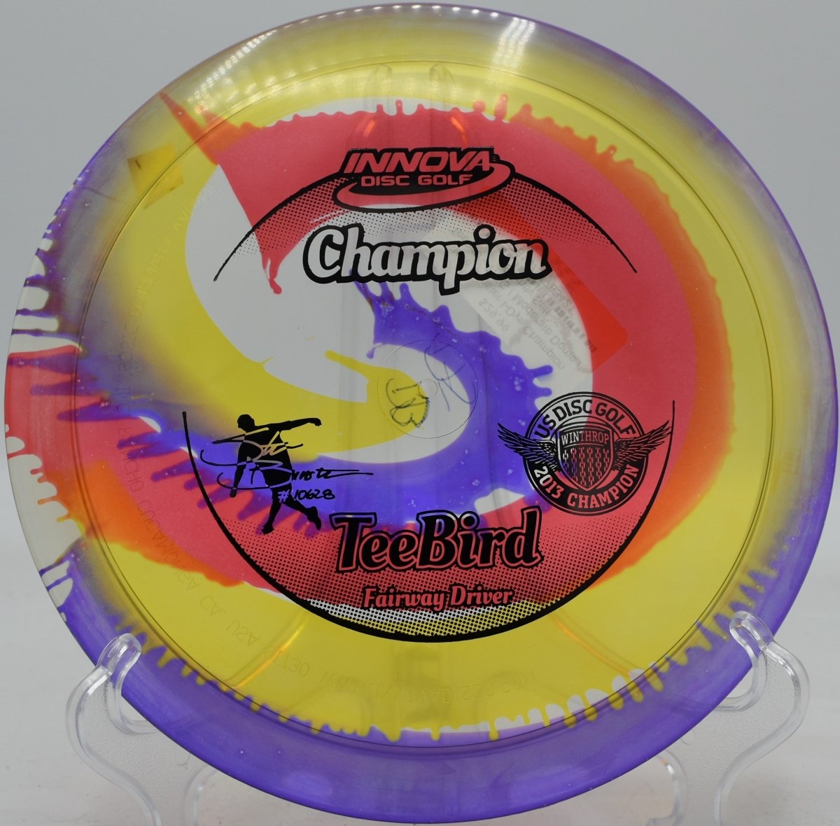 Steve Brinster I - Dye Champion Teebird (Penned) - Flexline Discs - 37818791763421