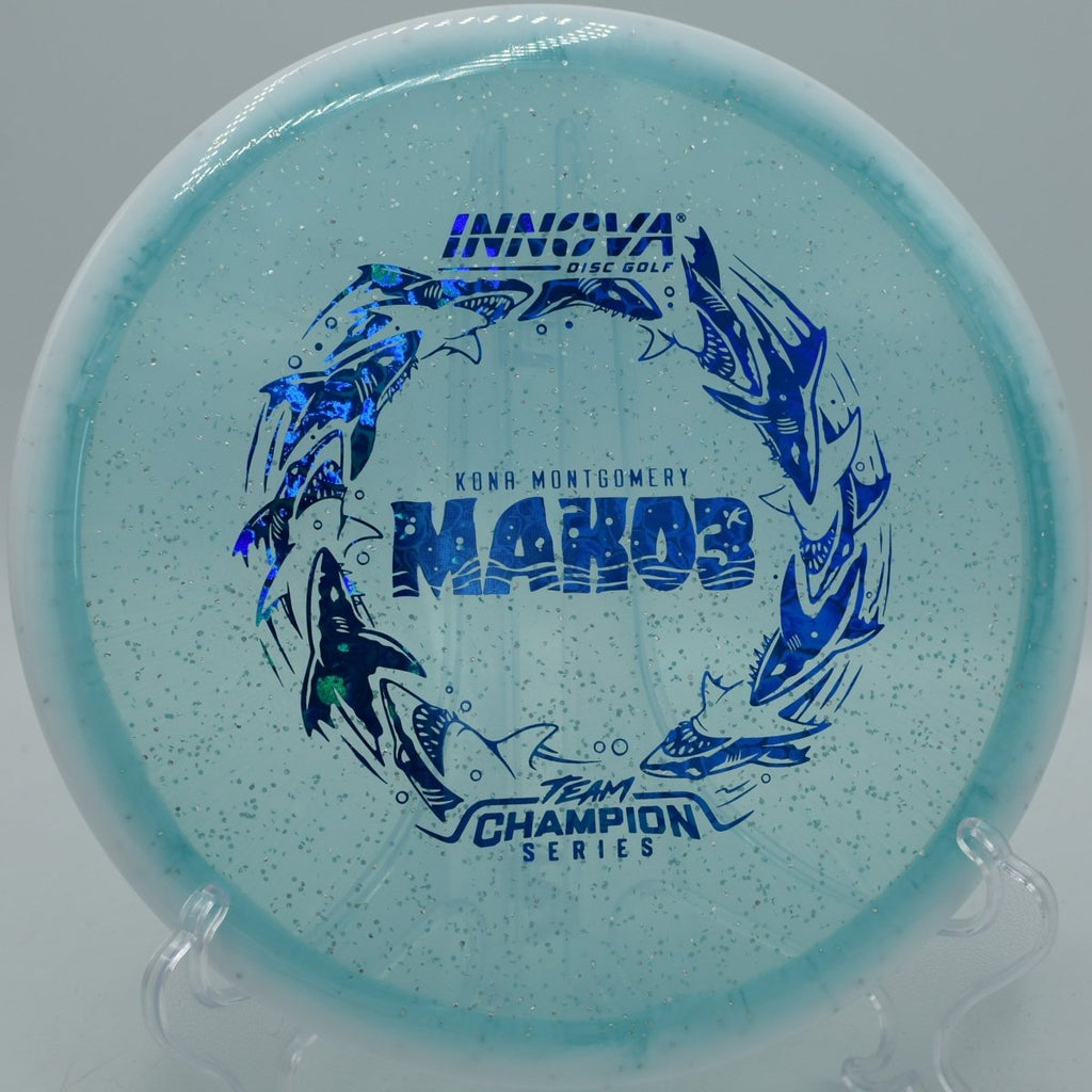 Metalflake Halo Champion Mako3 midrange disc featured at Brewster Ridge Disc Golf Course in Smugglers' Notch, Vermont, delivering exceptional glide and minimal fade performance