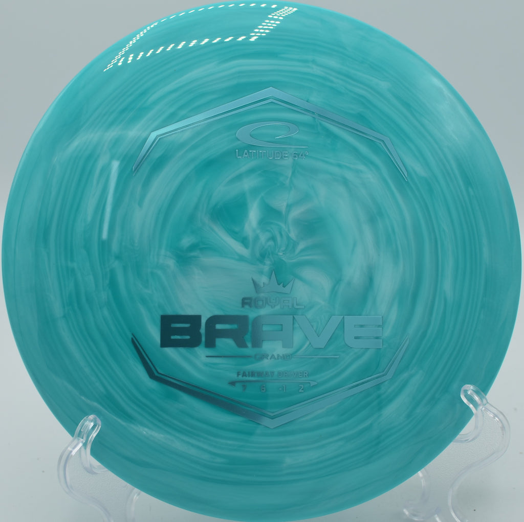"At Ironwood Disc Golf in Madison, WI, Grand Swirl Brave offers remarkable glide and controlled turnover for precise long-range drives."
