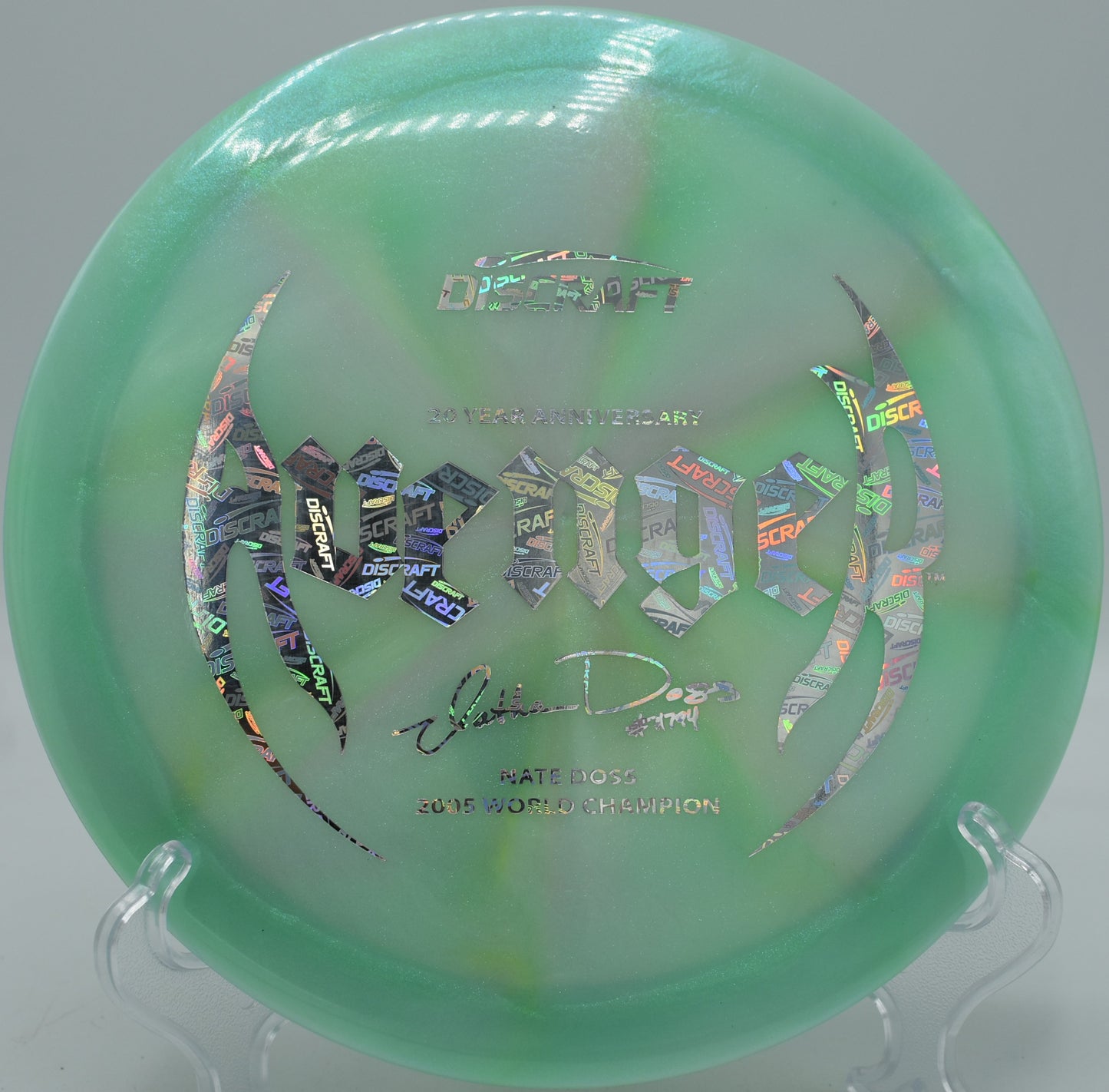 Z Colorshift Avenger low ceiling hyzer at Spirit of the Suwannee DGC in Live Oak, Florida
