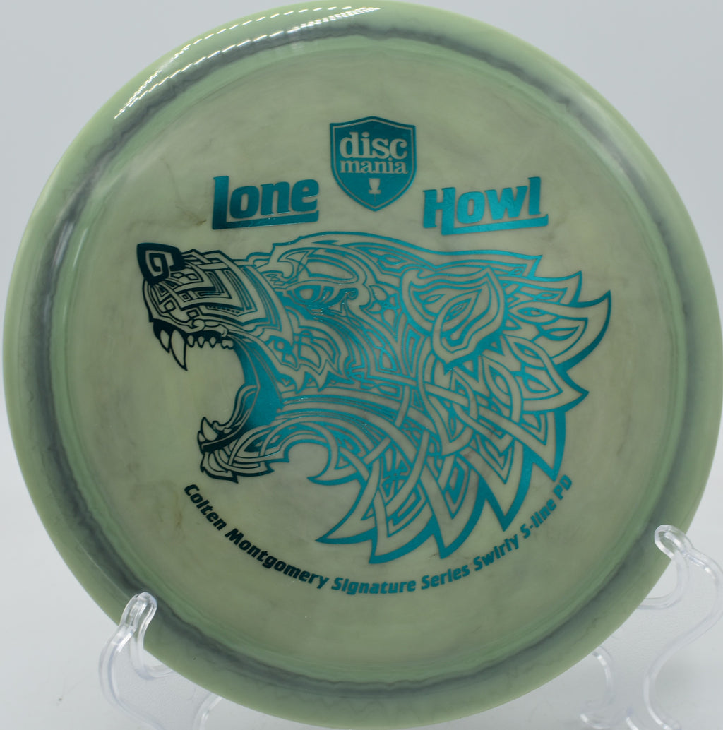 Discmania PD Lone Howl 1 gliding long with strong fade control at Sabattus DGC in Sabattus, Maine.

