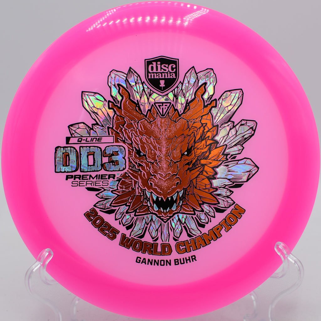 Premier Series Discmania DD3 ripping a long forehand line at Blue Ribbon Pines, East Bethel, MN