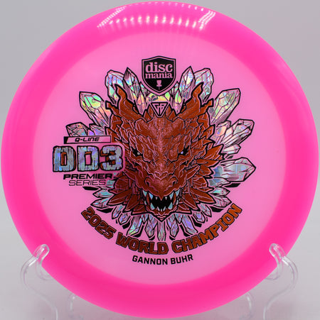 Discmania Q-Line DD3 distance driver on a flex line at Maple Hill Disc Golf Course, Leicester, MA