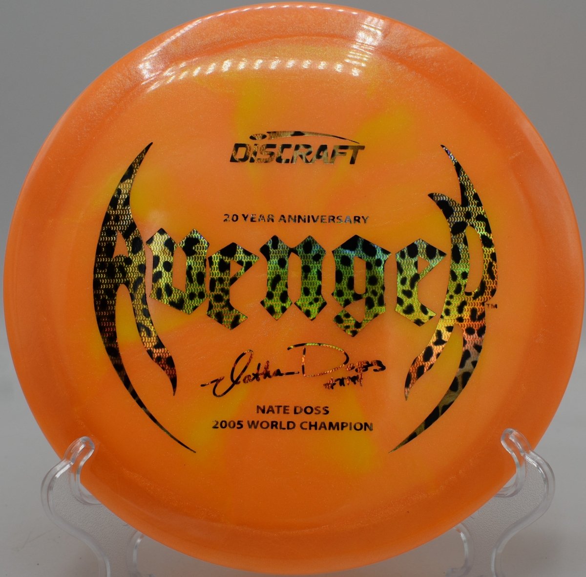 Nate Doss 20th Anniversary Commemorative Avenger (Z Colorshift) - Flexline Discs - 87053143147037