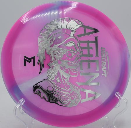 Discraft Athena Z Swirl carving fairway at Cedar Hill Park in Nashville, Tennessee

