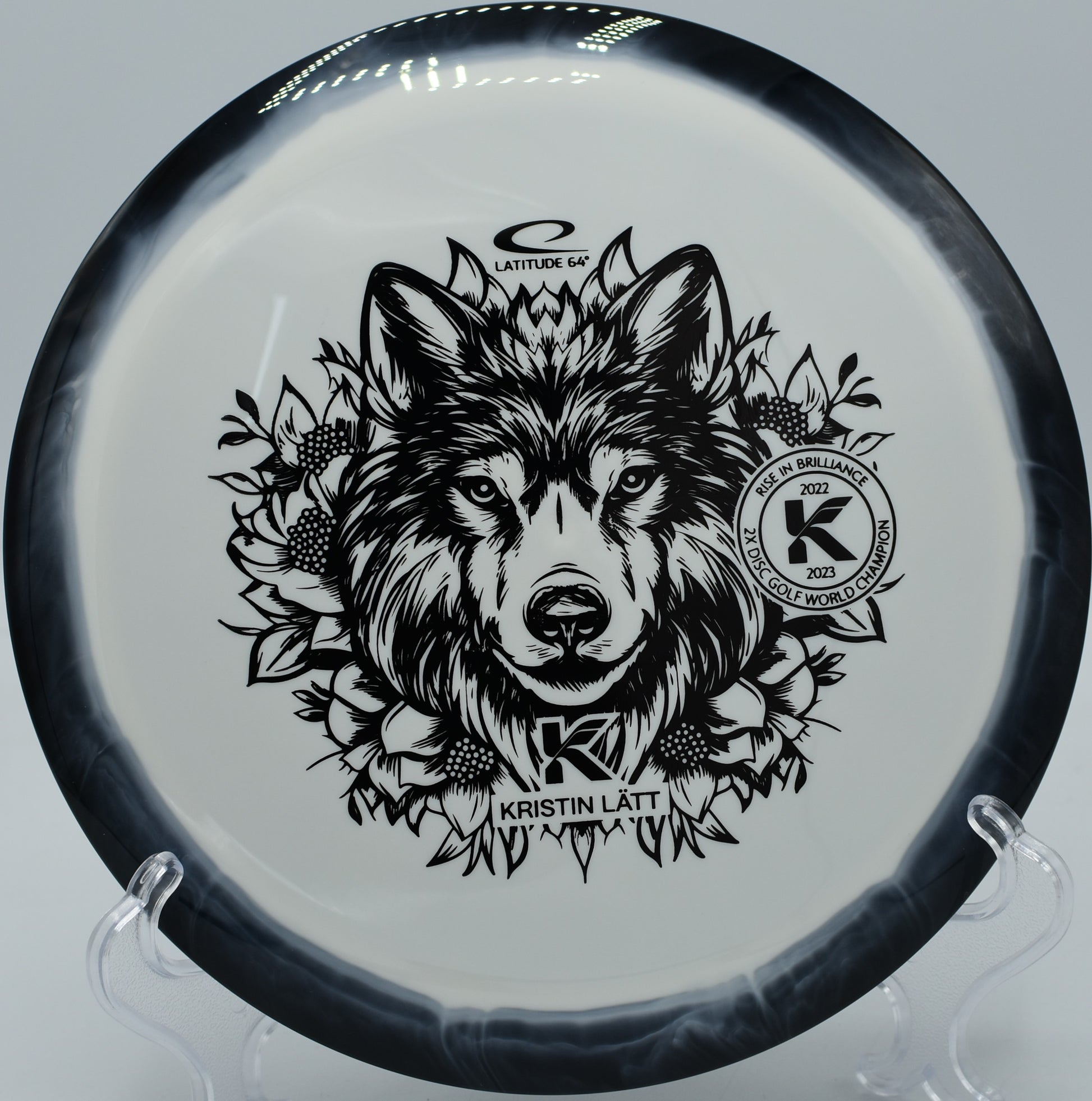 Grand Orbit Grace riding a gentle anhyzer line to the circle at North Boundary Park in Cranberry Township, Pennsylvania.

