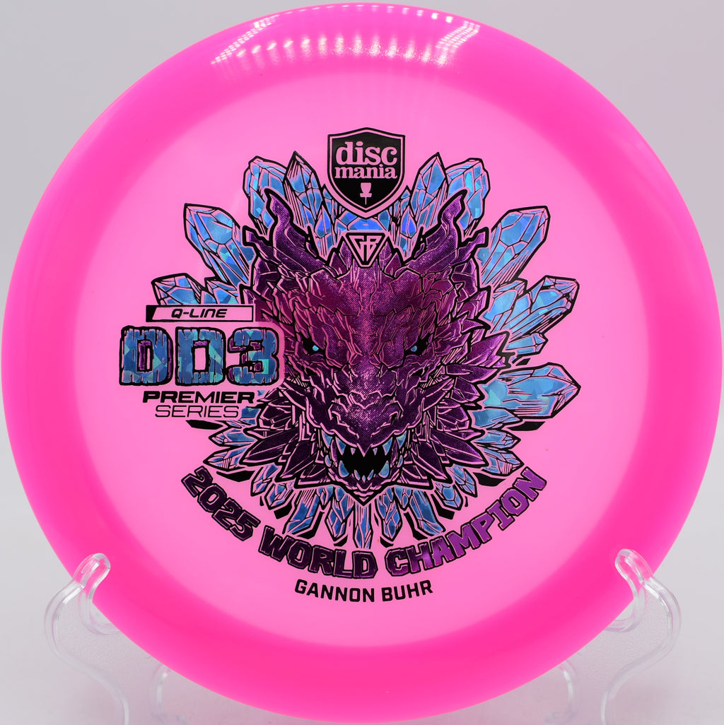 Premier Series Q-Line DD3 ripping over water carry at Fountain Hills Disc Golf Course, Fountain Hills, AZ