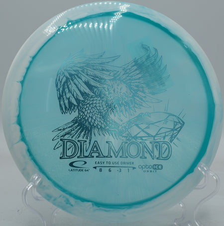 Opto Ice Orbit Diamond launched into a tailwind at Walnut Ridge Disc Golf Course in Johnston, Iowa

