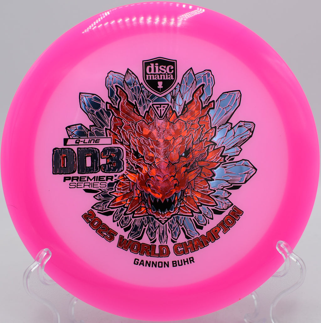 Premier Series Discmania DD3 ripping a downhill drive at Moraine State Park, Portersville, PA