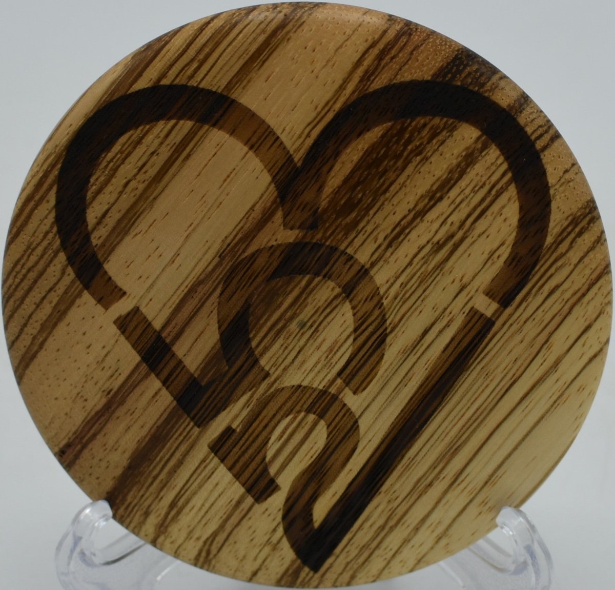 Custom Wood Mini Marker natural wood disc golf mini trusted by Seattle and Tacoma players for marking lies