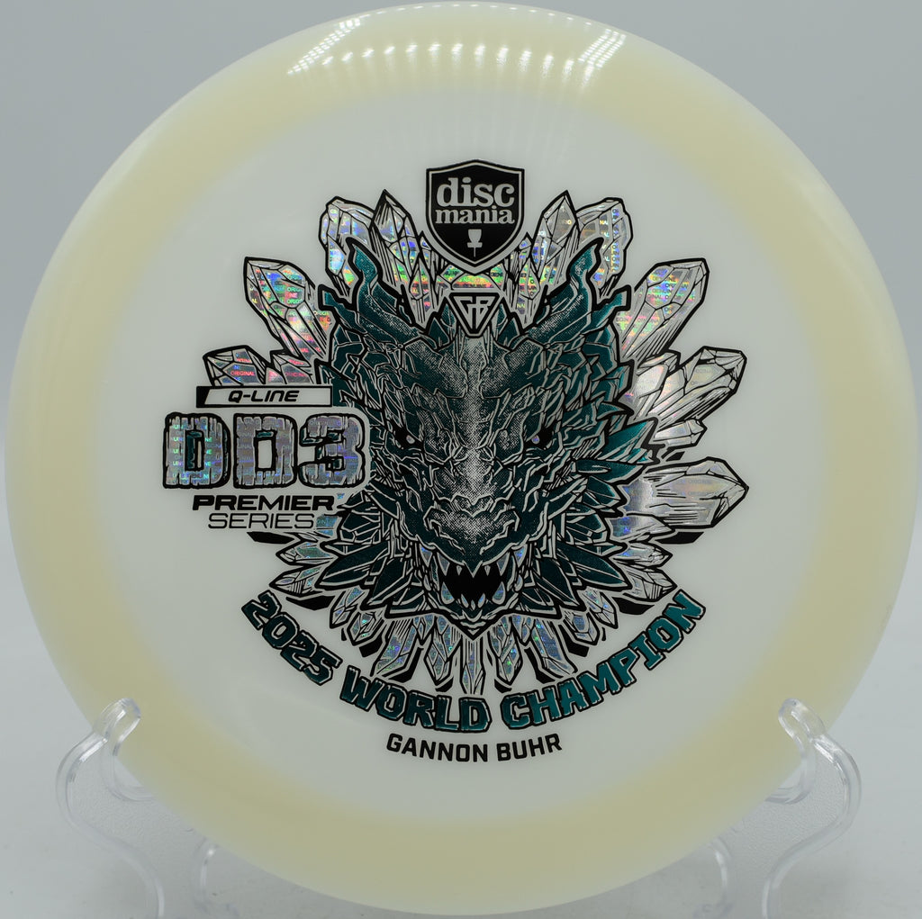 Q-Line DD3 thrown flat for max glide at Moraine Gold Course, Portersville, PA