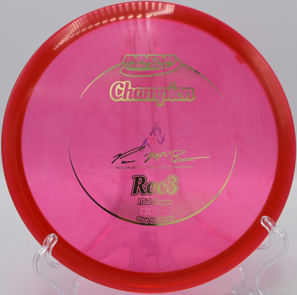 Controlled midrange drives using a Champion Roc3 at Harmon Hills Disc Golf Course in Fall Branch, Tennessee.

