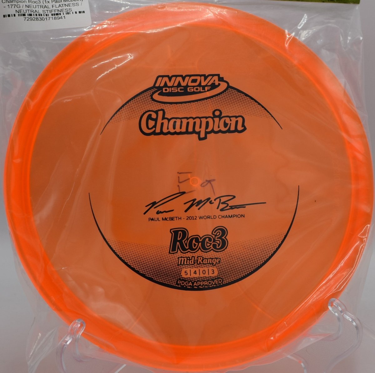 Discraft 1x McBeth Roc3 midrange dialed in across Nevada with nationwide shipping for straight fairway lines