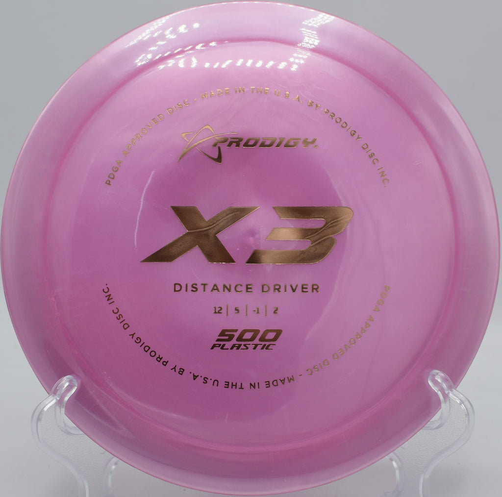 X3 distance driver powered throw at Token Creek Park in Madison, Wisconsin