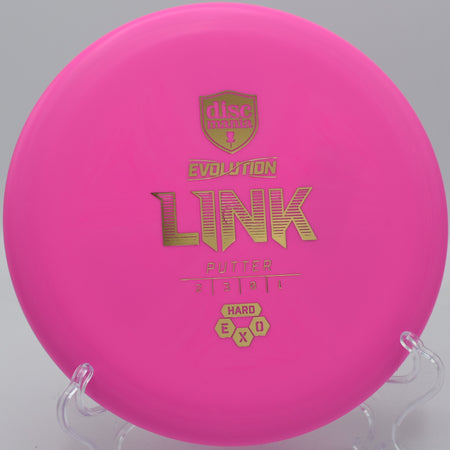 Exo Hard Link crashing into the cage on a strong hyzer putt at Sunset Hills in Pekin, Illinois.

