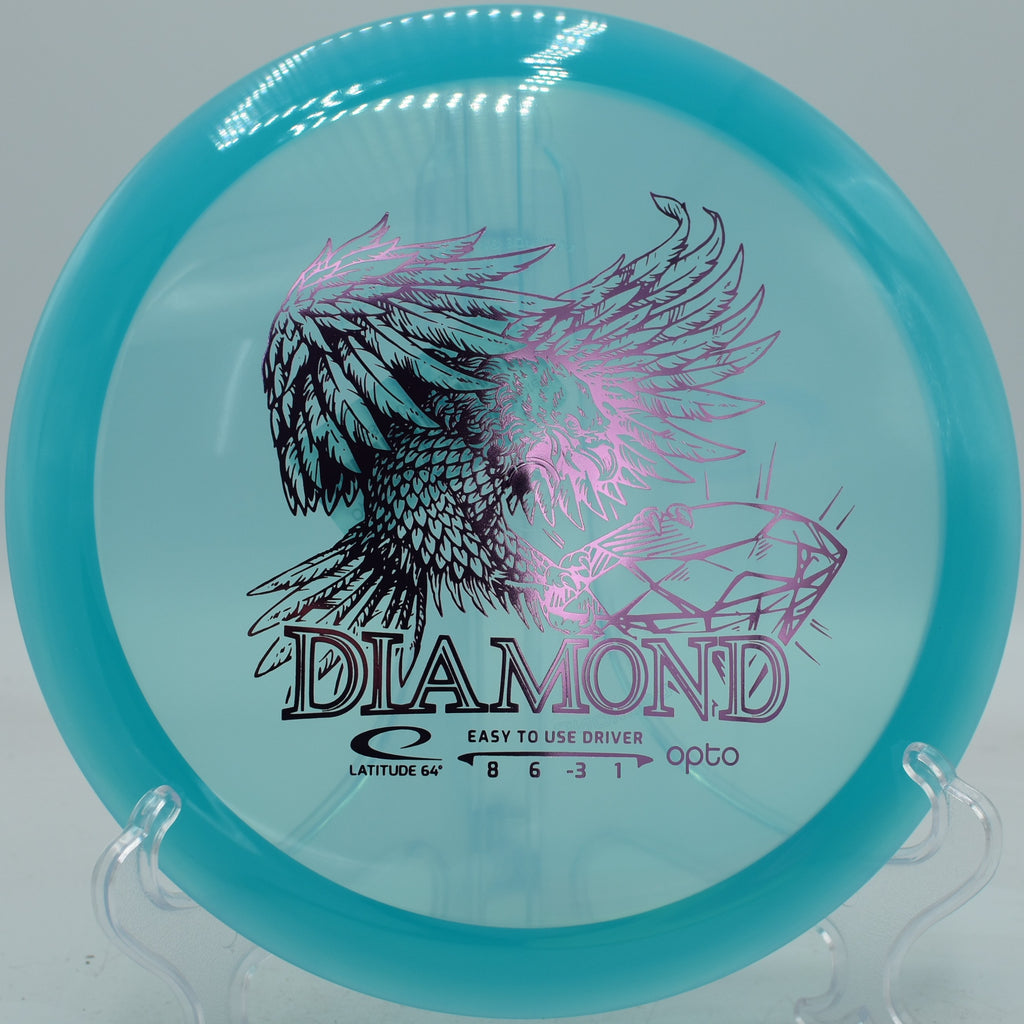 Opto Diamond flying nose-down on a straight line at Tom Brown Park in Tallahassee, Florida


