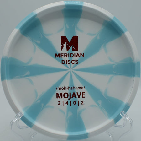 Marbled Graphite Mojave disc golf putter positioned for a short upshot at Hammond Hill Disc Golf Course in North Augusta, South Carolina