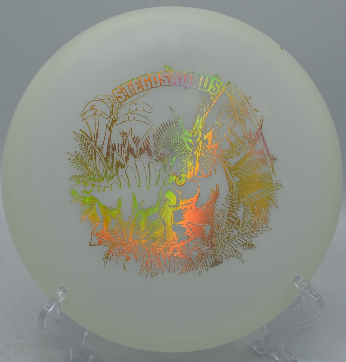 Eggshell Glow Stegosaurus - Flexline Discs - 81893917