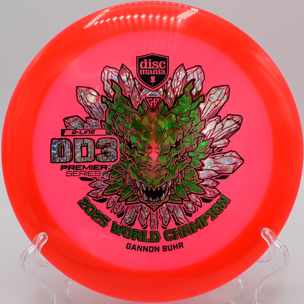 Discmania Premier Q-Line DD3 driver ripping in strong crosswind at Winthrop Gold, SC