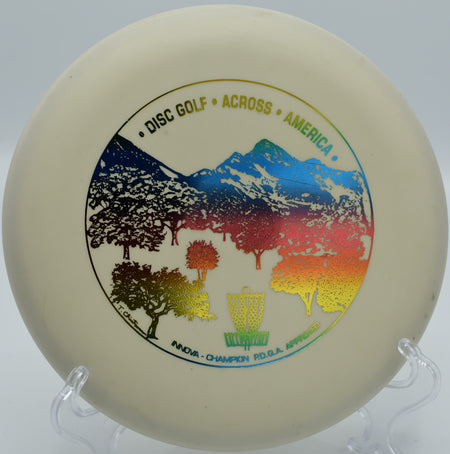 Aviar Driver landing smoothly on tight greens at Sandy Creek Disc Golf Course, Georgia.
