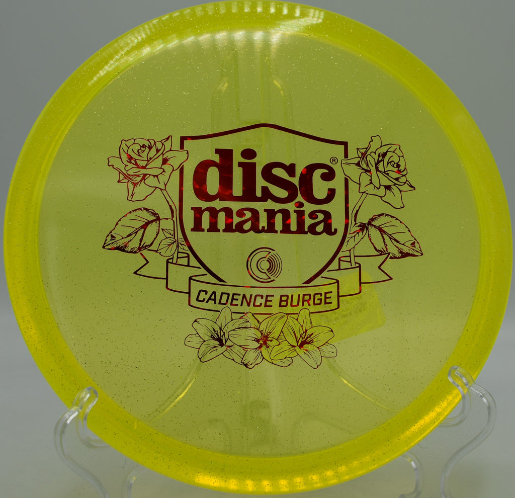 Metal Flake C-Line MD3 Shield Series carving a controlled hyzer line at Northwood Black in Morton, Illinois

